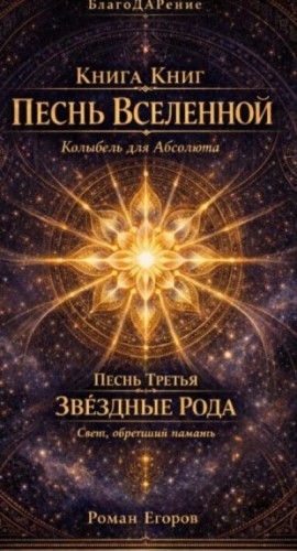 Роман Егоров - Песнь вселенной. Песнь третья. Звёздные рода. Свет, обретший память